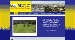 Desktop Screenshot of imobiliariamaracana.com.br